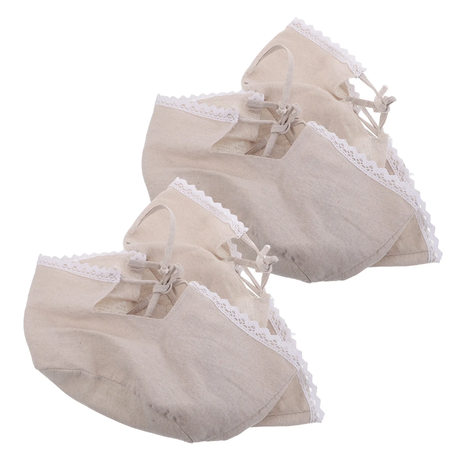 

4Pcs Washable Fabric Basket Liners Reusable Fitted Replacement for Picnic Wicker Rattan Wire Storage Liners Cloth Basket Liner