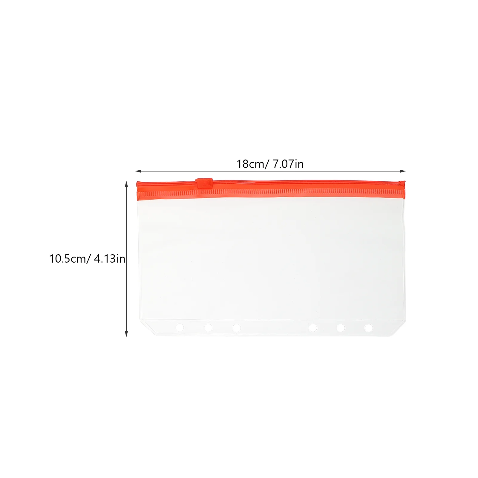 Notebook Storage Document Bag Reusable Zipper Pouches Binder Extra Thick Clear Envelope