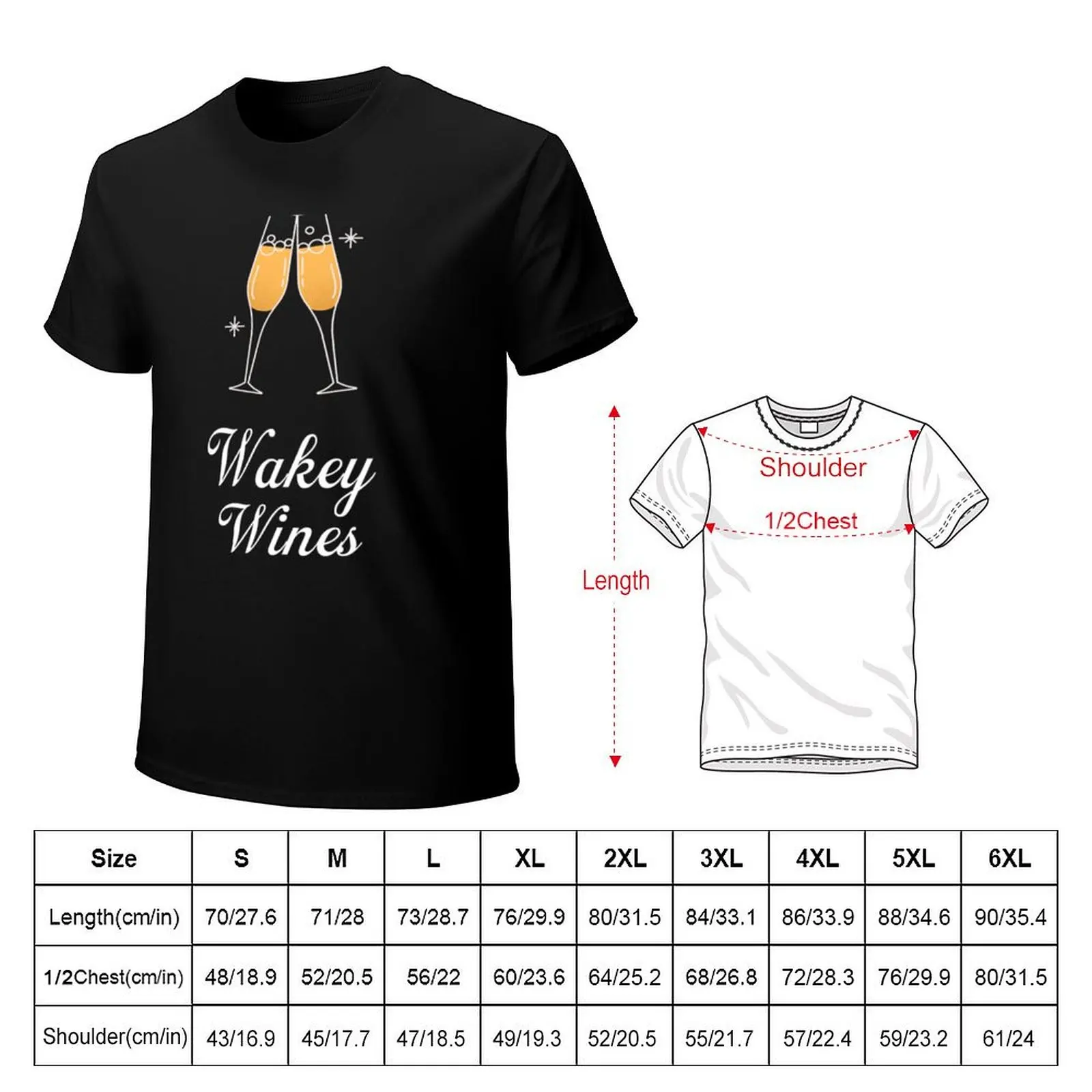 Wakey wines- Toasting T-Shirt Construction Work Tee Shirt
