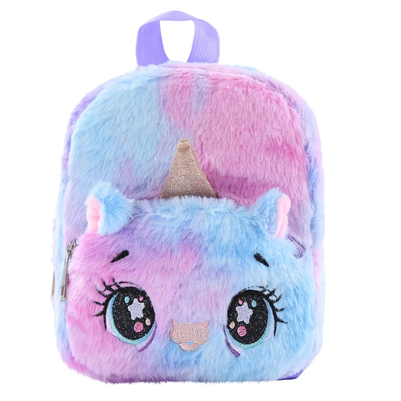 Custom Unicorn Backpack Girls Galaxy Personalized Bookbag with Name Kids Elementary School Bag Travel Rucksack