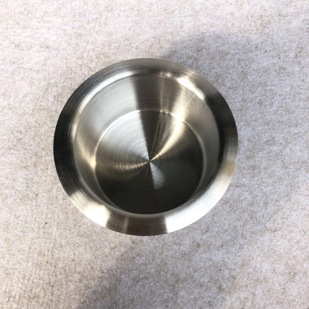 

2pcs Stainless Steel Cup Holder Multifunctional Water Bottle Holder For Car Home Sofa Pool Table 35Mm Silver Ashtray Gift