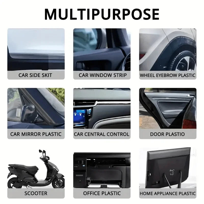 NEW Car Bumper Repair Paste - restores artificial leather with plastic,Brings Back Gloss, car polishing with refurb coating