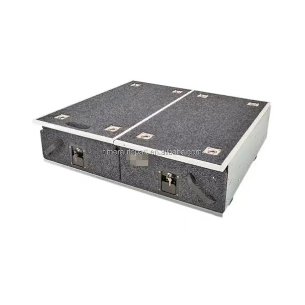 

Suitable for cargo double large drawers service toolbox top left slide pickup rear organizer