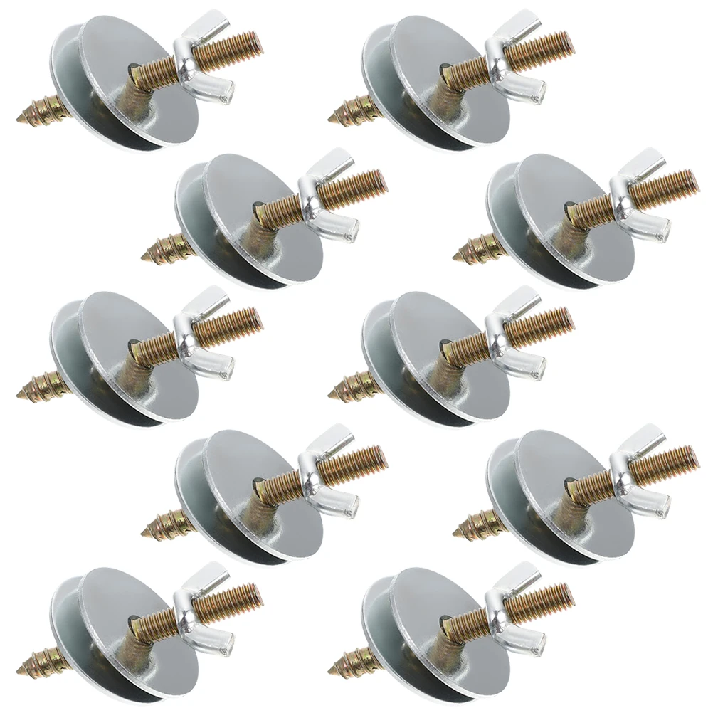 

10pcs Bird Cage Screws M6x60 Perch Fixing Accessories Retaining Nuts Gaskets Hamster Metal Kit Pet