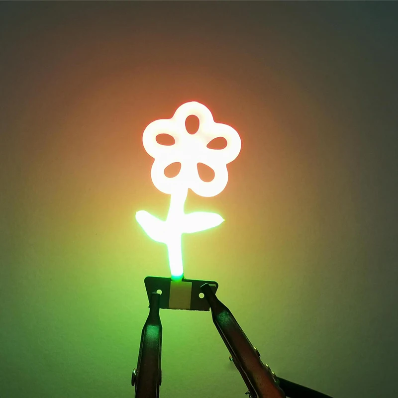 3V LED Flower Shaped Edison Flexible Filament Diode Christmas Light Holiday Party Decoration Light DIY Bulb Accessories