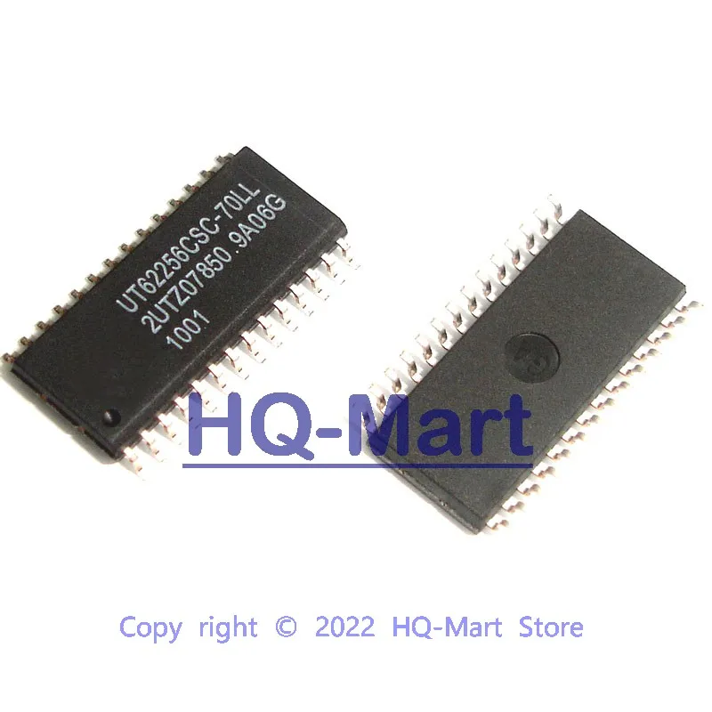 1 PCS UT62256CSC-70LL SOP-28 62256 32K x 8 Bit Low Power CMOS SRAM Chip IC