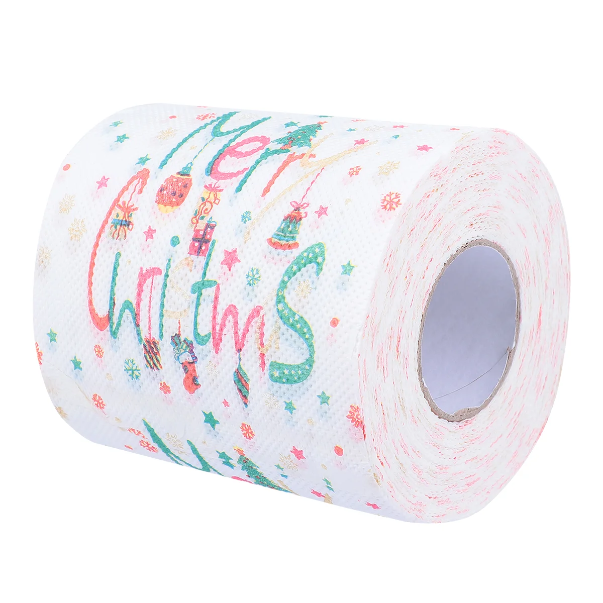 1 Roll Colorful Printed Toilet Paper Roll Tissue Fashion Home Roll Paper Printed Roll Tissue Christmas Toilet Paper