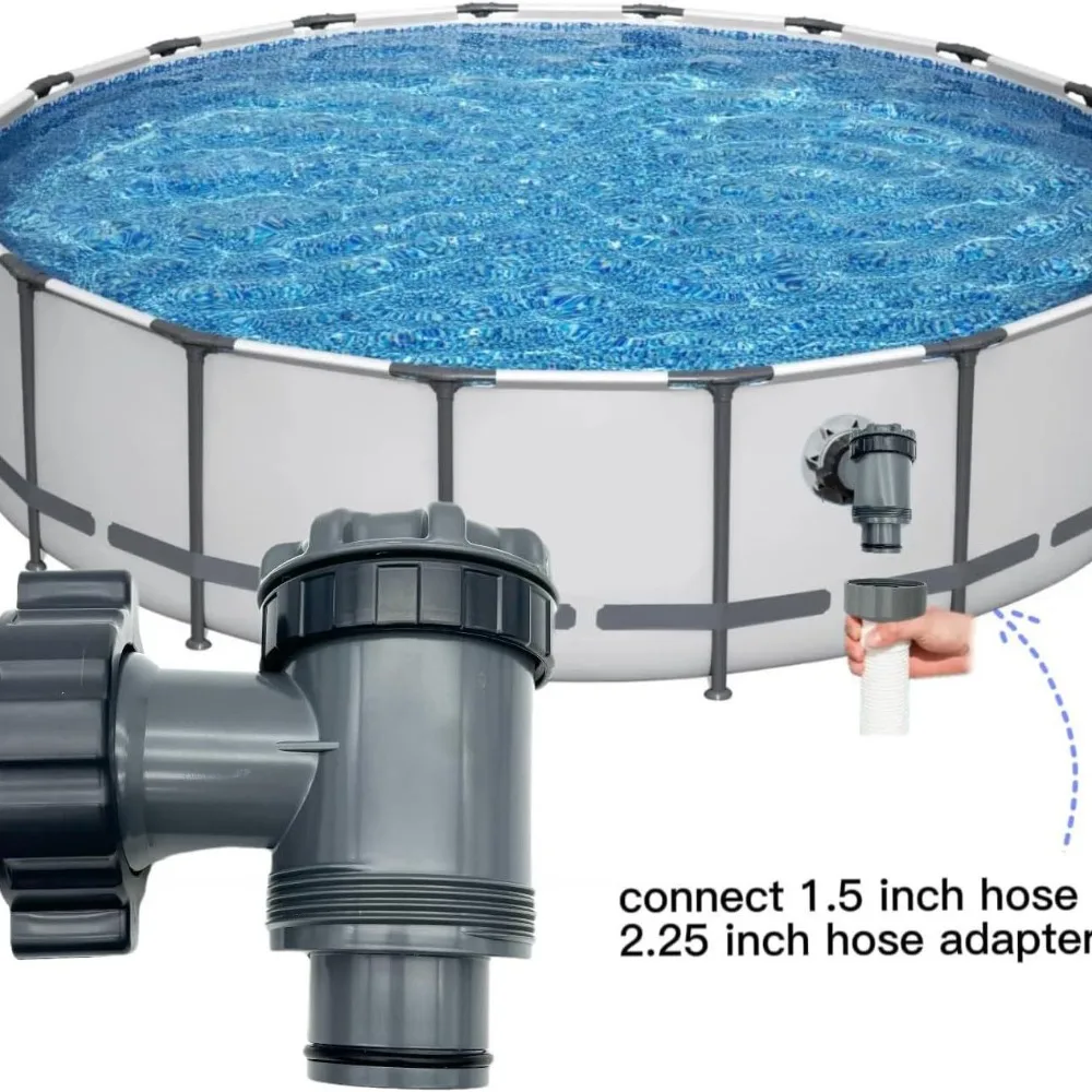 Swimming Pool On Off Plunger Valve Connection 38mm Hose For Bestway Intex Filter Pump Outdoor Garden Replacement Accessories Set