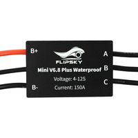 Flipsky IP68 Waterproof ESC Electronic Speed Controller Mini FSESC6.8 Plus based on VESC6 150A for Efoil Ejet / boat esurf