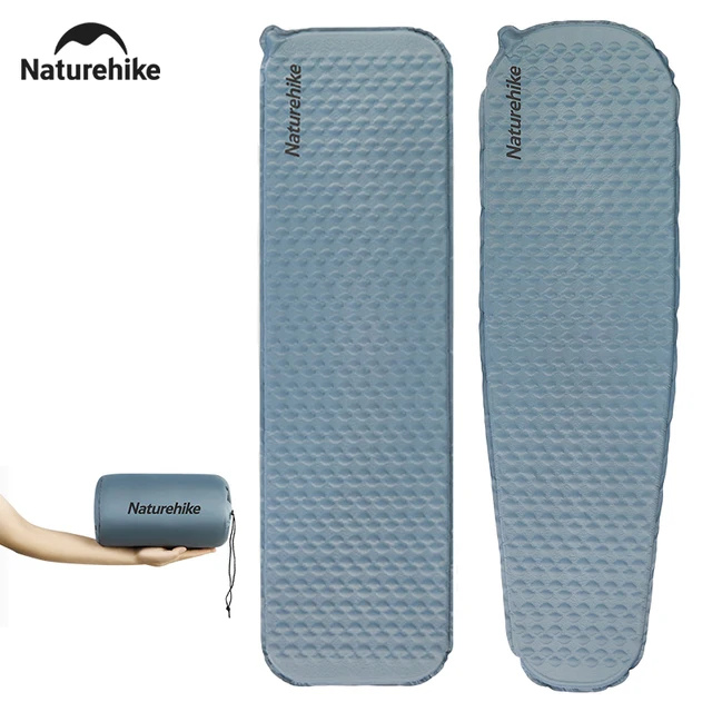 Naturehike materac dmuchany Ultralekkie składane szybkie samopompujące nadmuchiwane łóżko przenośna mata z gąbki Camping nadmuchiwany materac