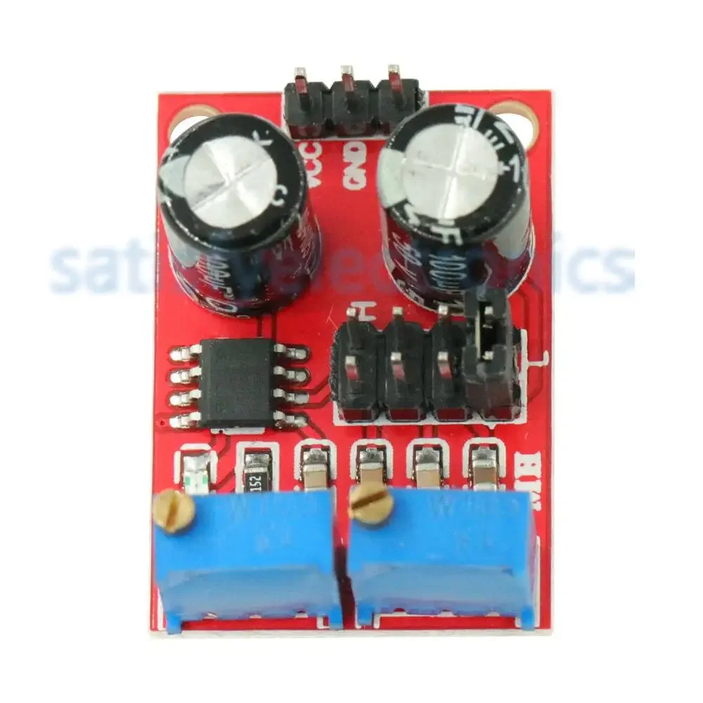 

1X NE555 Signal Generator Pulse Frequency Duty Cycle Adjustable Module Square/Rectangular Wave Stepping Motor Driver For arduino