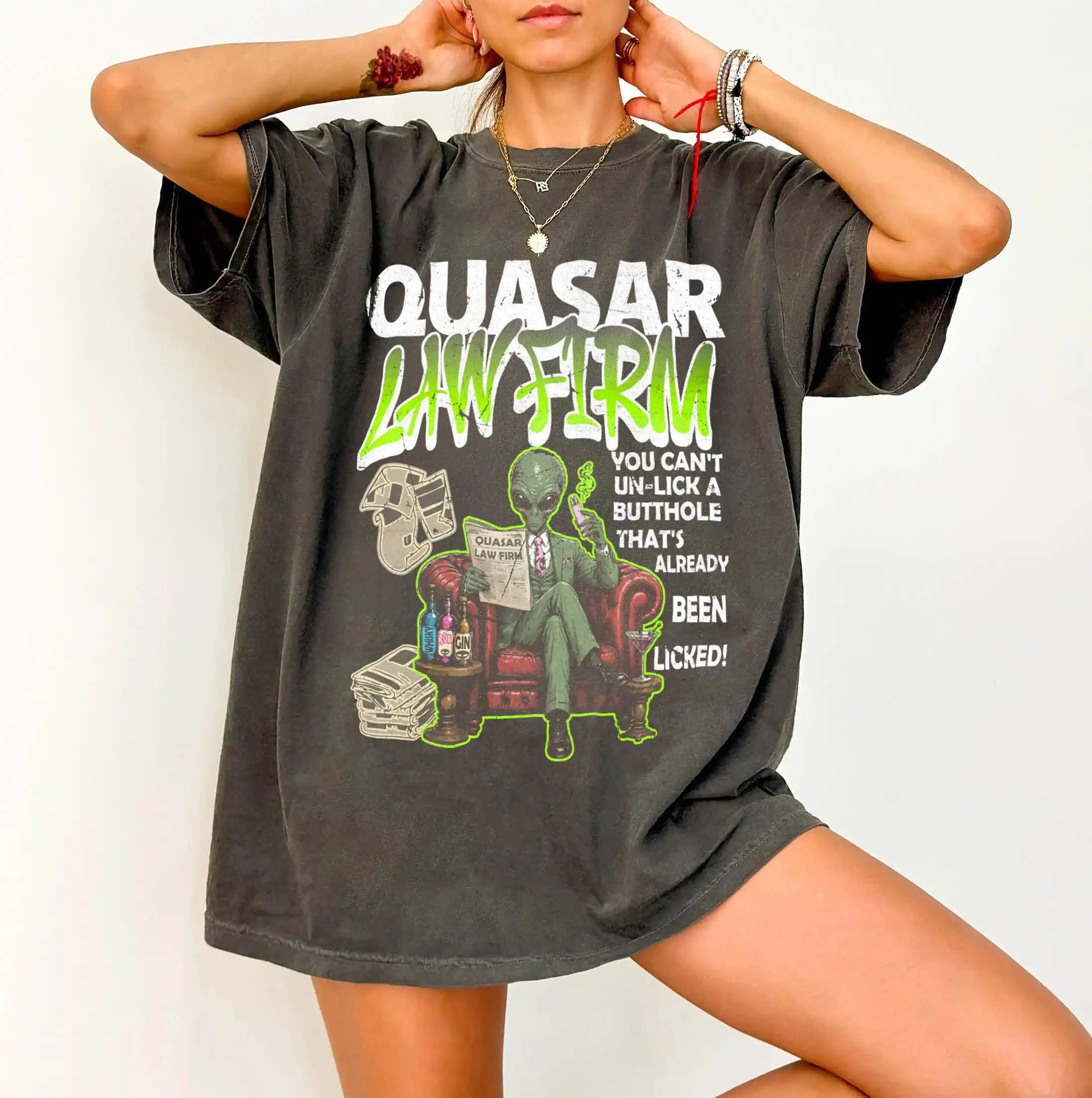 Dungeon Crawler Carl, Quasar Law Firm, Comfort Tee, Dcc Carlo Shirt,Princess Donut & Mongo Gift Tee T-shirt