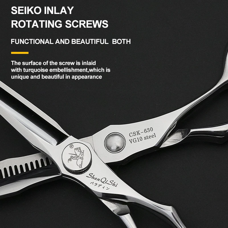 VG10 Straight Steel Hairdressing Scissors Professional Hair Cutting Shears Hair Barber Hair Scissors