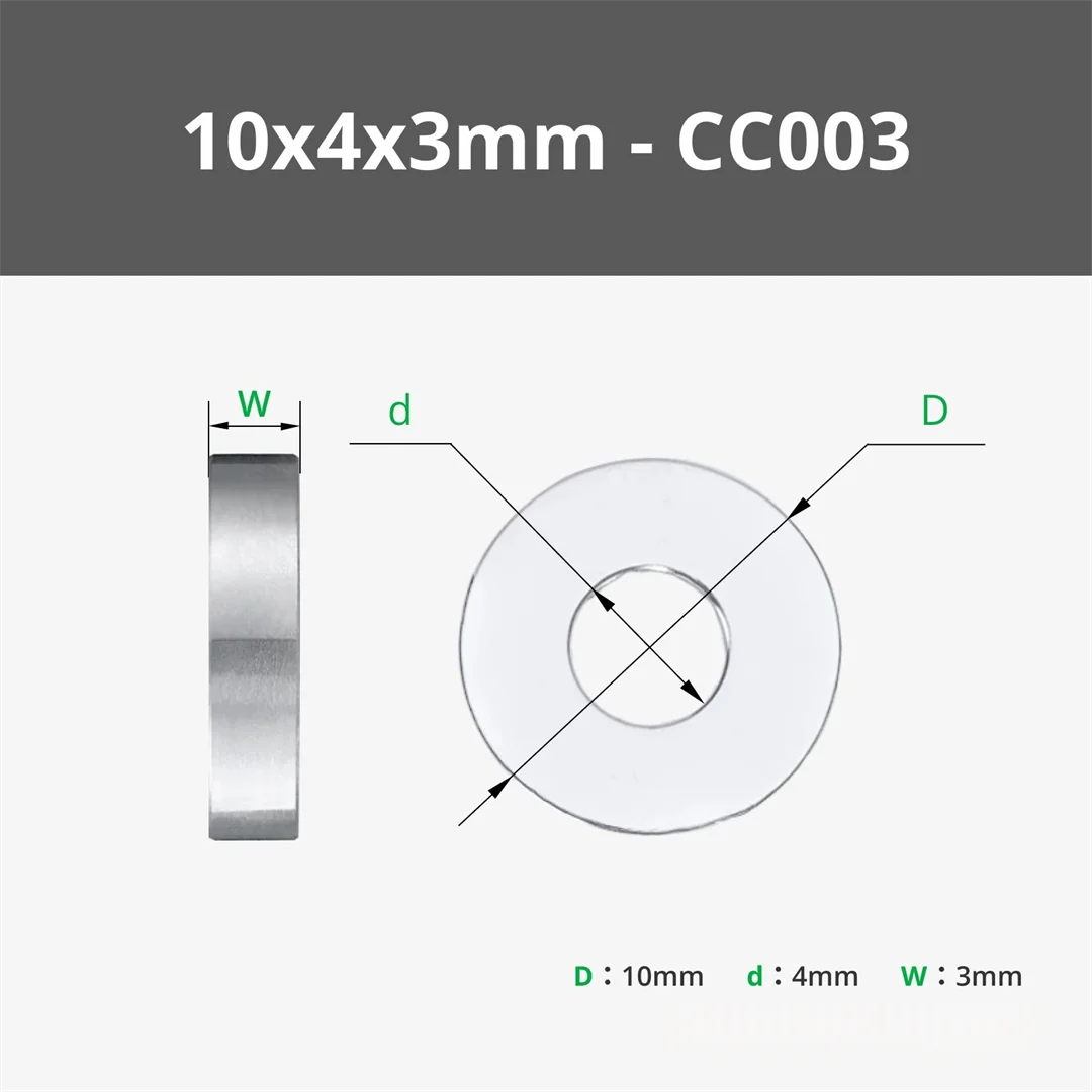 Tuozhu 3D Printing Model Special Standard Parts Ring Magnet (5 pieces) CC003 Maker Treasure House