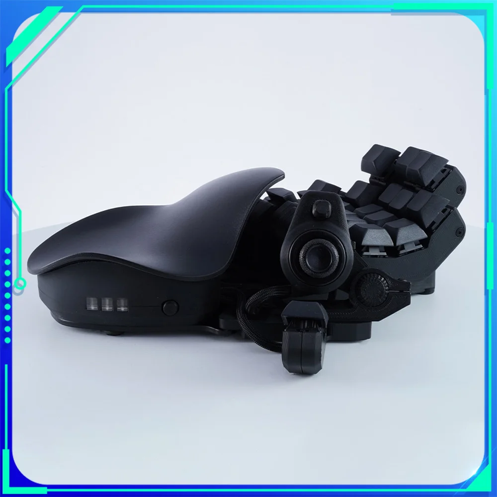 Qianren Linkshänder-Gaming-Tastatur, kabelgebunden, einhändig, WASD-Joystick, Ergonomie-Tastatur, Gaming, Büro, mechanische Tastaturen