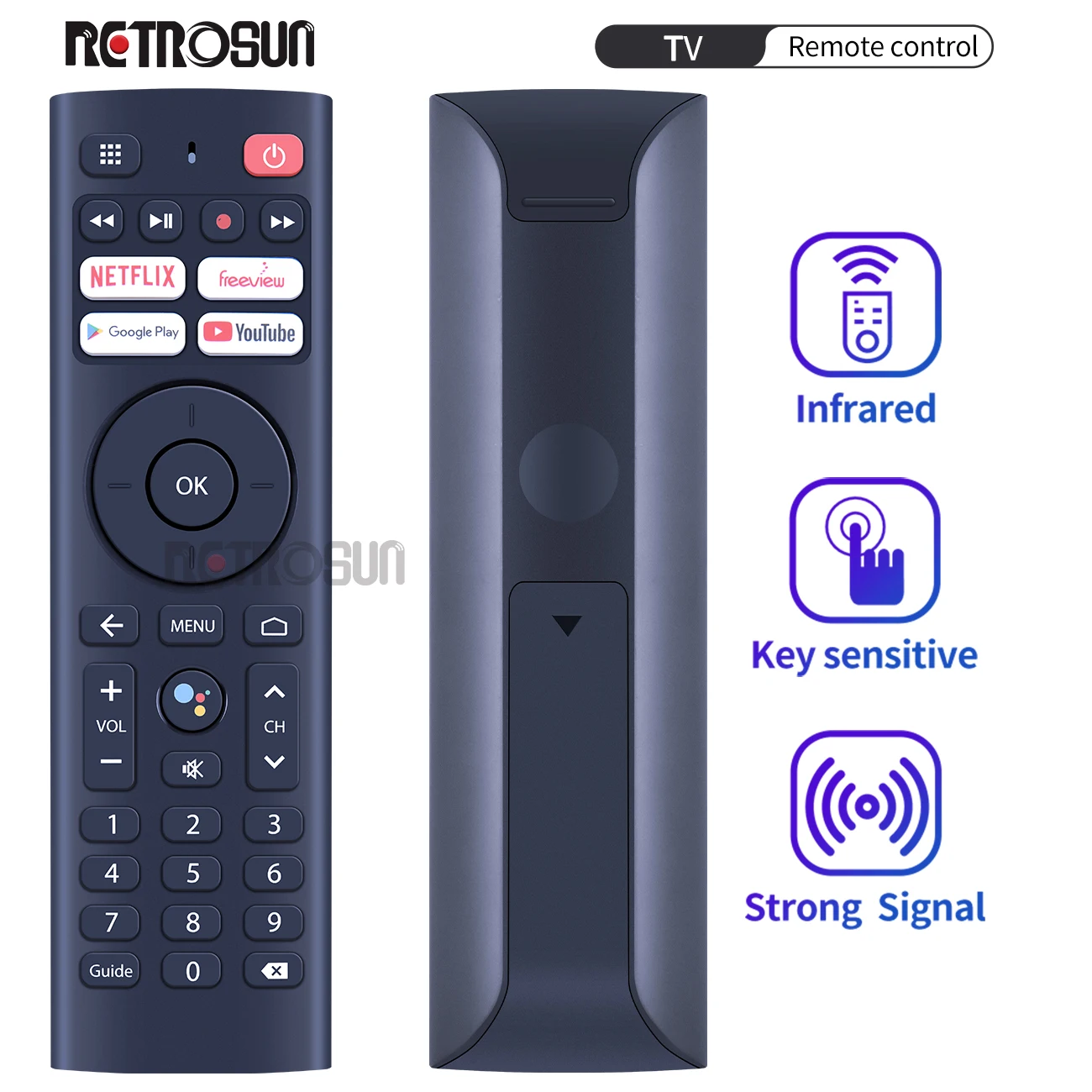 

New Voice Remote Control for DISH TV SmartVU+ Android A7070 RC426360701R