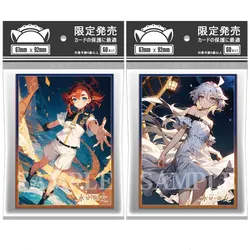60PCS/Bag Laser Anime Card Sleeves 67x92mm Board Game Cards Protector Cards Shield Card Cover for TCG/PKM/MGT Trading Cards