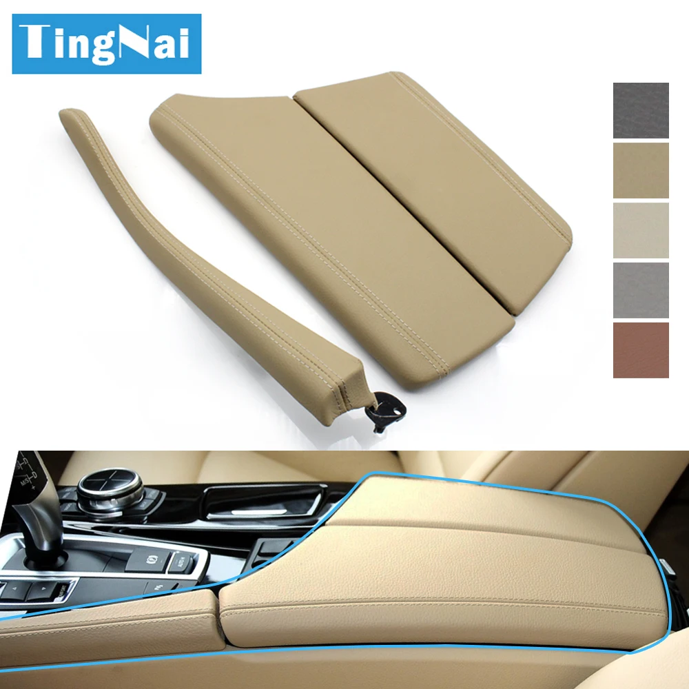 Center Console Lid Armrest Box Cover Panel Leather Trim Strip Replacement For BMW 5 Series F10 F11 F18 520 523 525 528 530 535