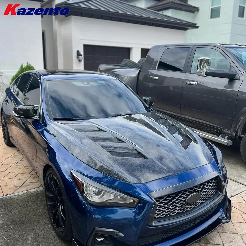 

AM Type Front Vented Hood For Infiniti Q50 V37 (The ocean freight is more favorable, welcome to inqury)