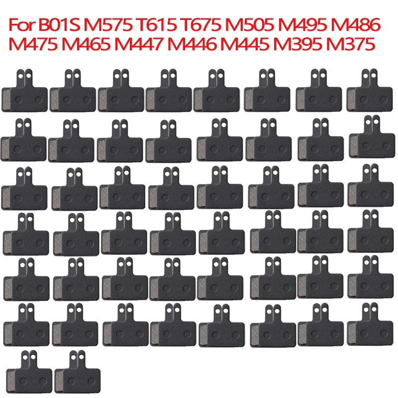 

6-60pairs Bicycle Semi Metal Disc Brake Pads for Shimano B01S M575 M525 M515 T615 T675 M486 M475 M416 M415 M395 Resin Brake Pad