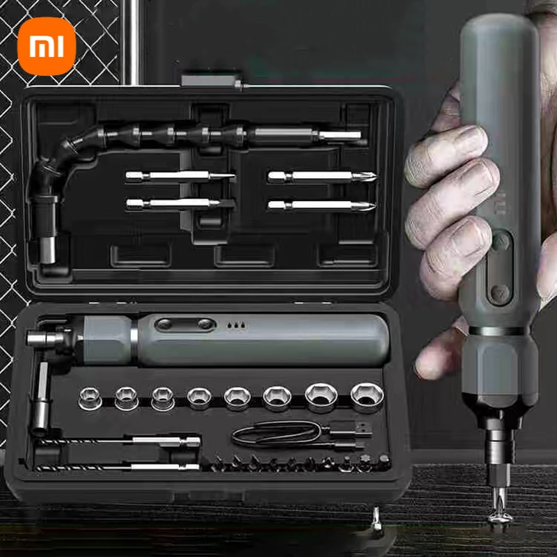 Xiaomi OULAIDE Electric Screwdriver Set Lithium Battery Rechargeable Household Maintenance Repair LED Electric Screw Driver Tool