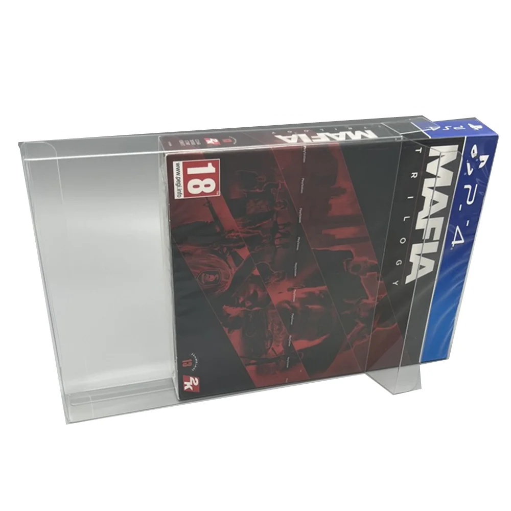 Collection Display Box For Mafia: Definitive Edition/Switch/NS Game Storage Transparent Boxes TEP Shell Clear Collect Case