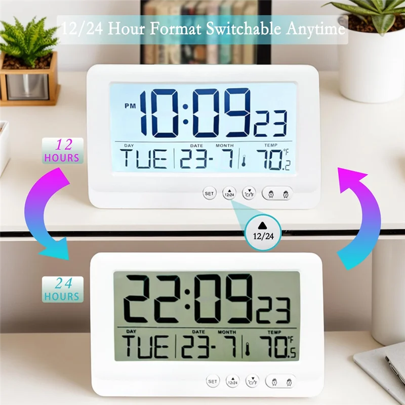 AT29-السفر المنبه بطارية تعمل المنبه السفر المنبه بطارية تعمل #5