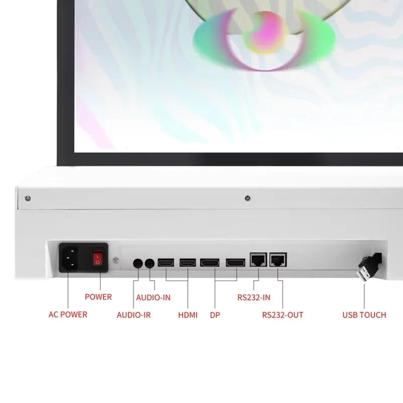 Transparent Display 55 Inch Transparent OLED Screen 2K FHD Capacitive Touch Screen Display
