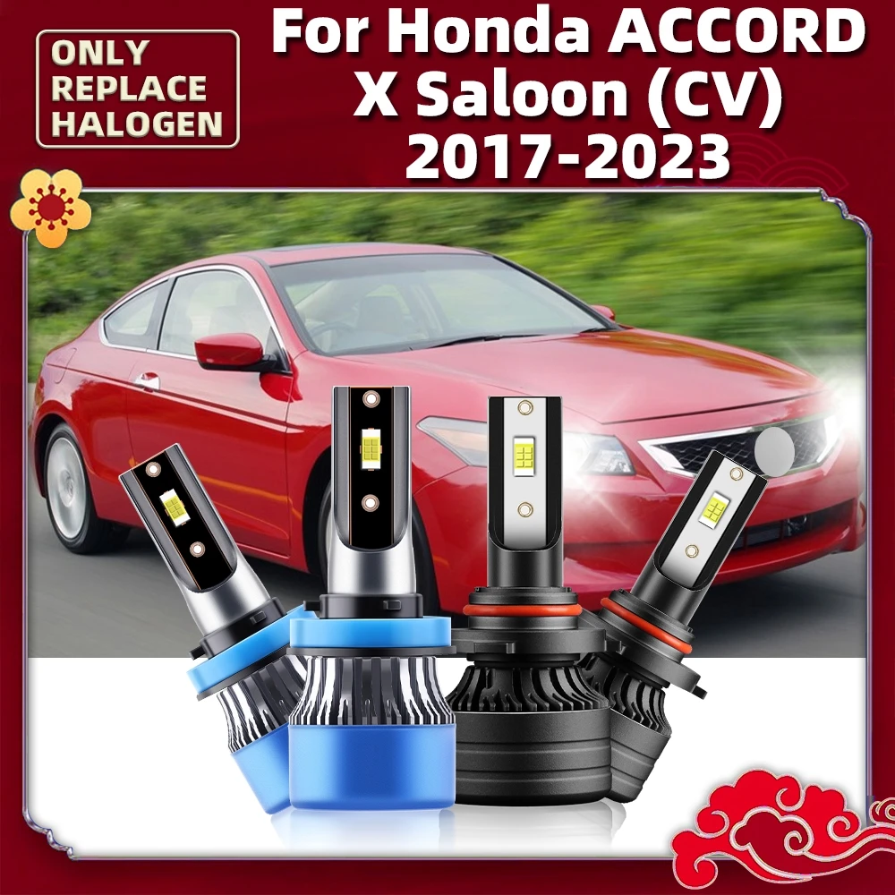 

Фонари головного света Автомобильные, яркие фары CSP, 12 В для Honda Accord X Saloon (CV) 2023 2022 2021 2020 2019 2018 2017, фары дальнего и ближнего света