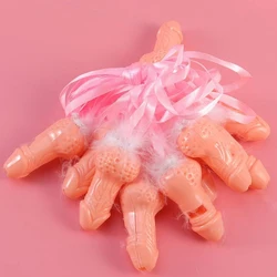 Silbatos de pene divertidos para despedida de soltera, Juguetes sexuales para despedida de soltera, suministros de decoración, regalo de novia de equipo, 1/5 piezas, novedad