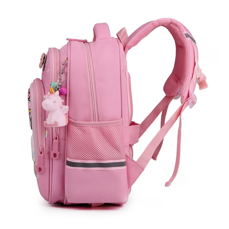 Sanrio New Hello Kitty Student Schoolbag Cute Cartoon Large Capacity Children Lightweight Double-Shoulder Backpack