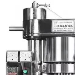 Commercial Hydraulic Oil Press Machine With Filtration System For Soybean Coconut Palm Pumpkin Seed Oil Production