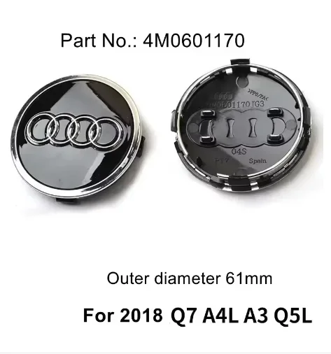 4er-Set AUDI 60/61/68/69/77MM/135MM Radnabenkappen für A6L A7 A8 A3 A4 A5 A6 S3 S4 Q3 Q5 Q5L Q7 RS3 RS4 RS5 RS6 TT