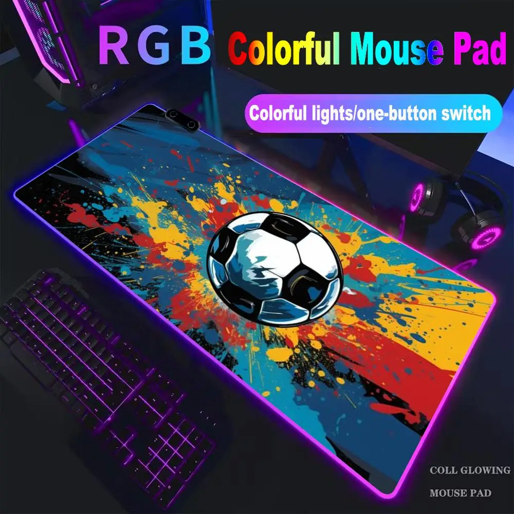

Football Large Gaming Mouse Pad Computer Mousepad Gamer Laptop Mouse Mat Office Mausepad XXL Carpet Keyboard Mat Desk Pad