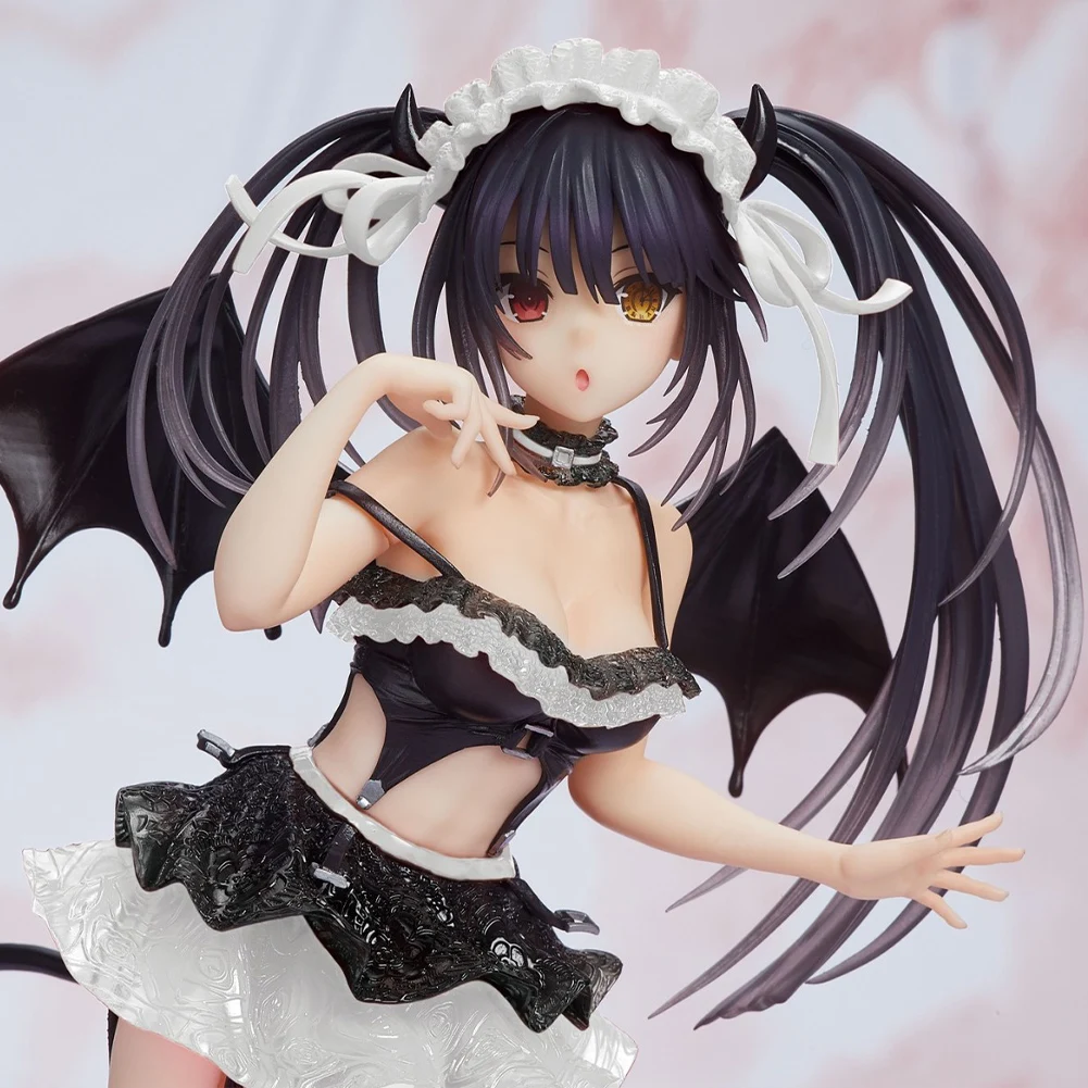 Figurine de bureau en Pvc, Tokisaki Kurumi, support de figurines d'action, décoration, modèle de poupée, jouets de Collection, cadeau de vacances, 20cm