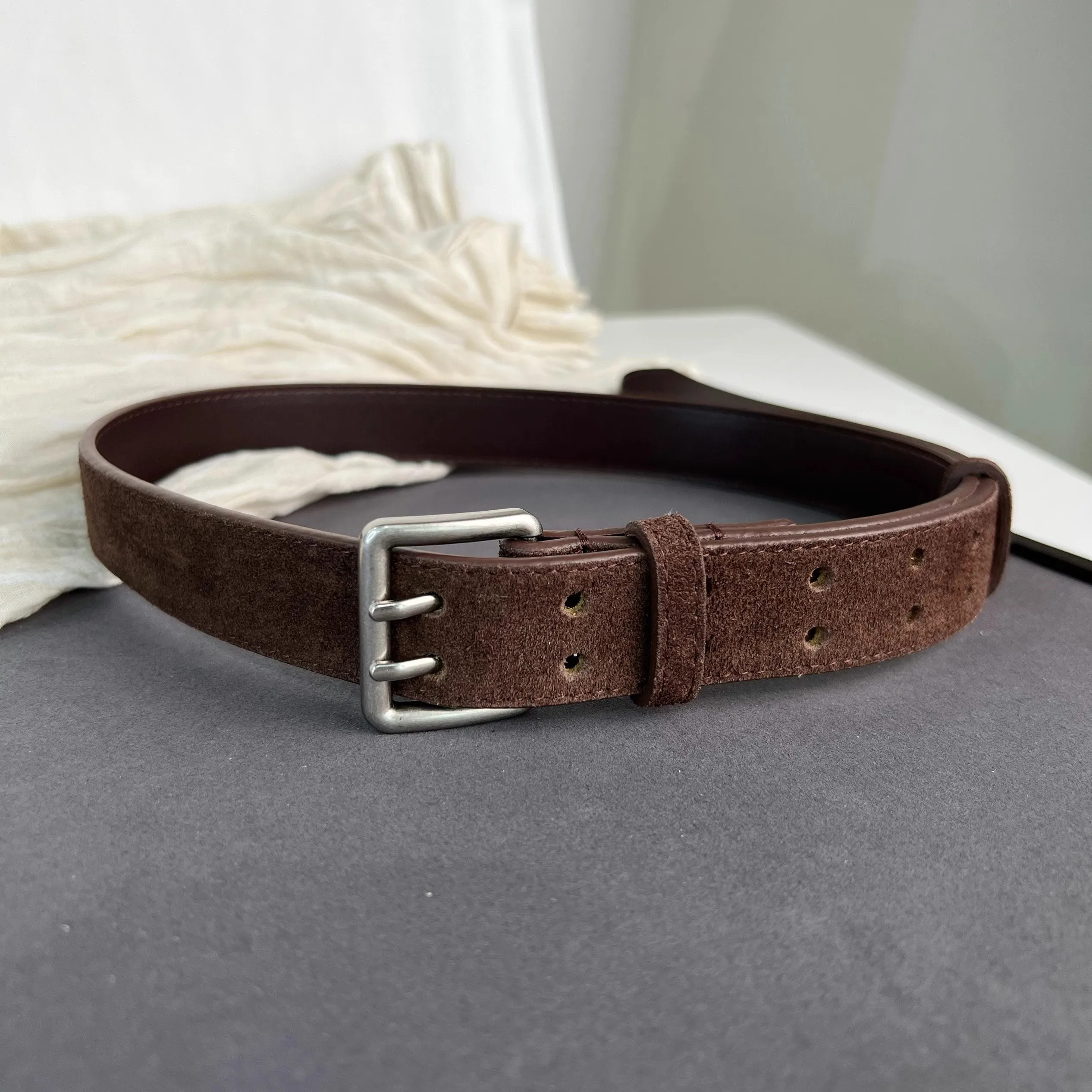 المرأة خمر فو الجلد المدبوغ جلد طبيعي مشد الإناث Cummerbund معطف حزام فستان Decration حزام عريض J1487