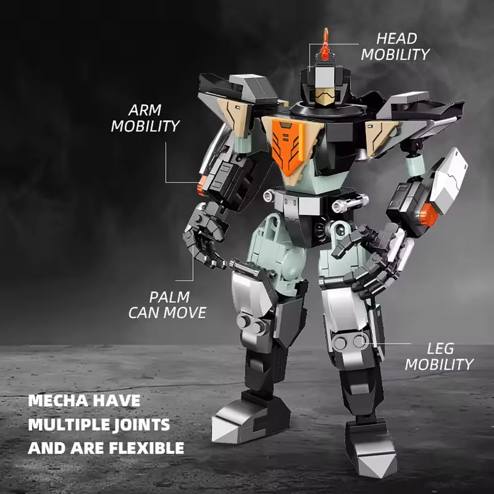 Diy mecha robô modelo tijolos presente de construção moc motocicleta bloco conjunto duas formas legal olhar brinquedo para crianças adultos