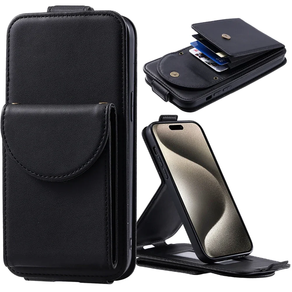 For Xiaomi 14T Pro 5G 2024 Crossbody Strap Leather Flip Case For Redmi Note 13 Pro Plus 13C 13R A3 14C Turbo 3 Wallet Cover