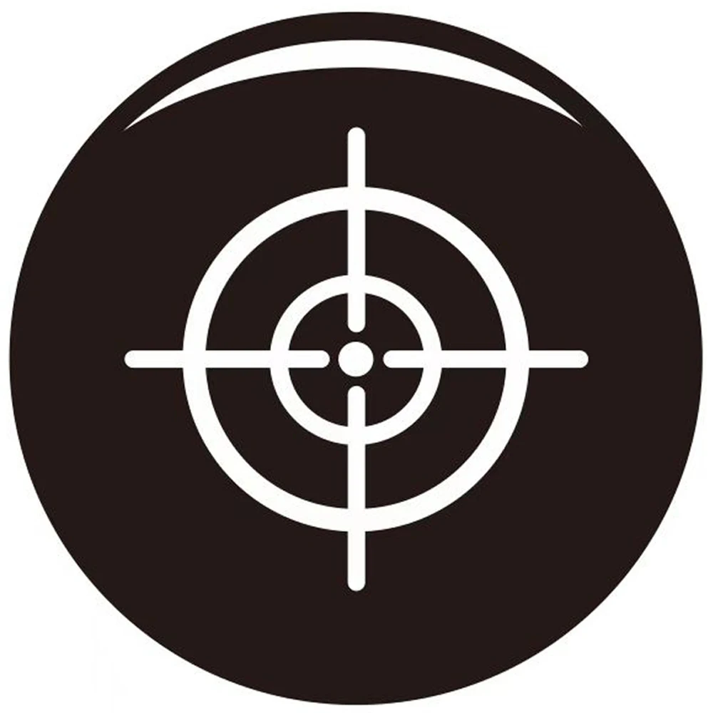 Black and White Ordinary Sticker Targets(Non-color-impact) 3 inch 7.5CM 200 Counts Roll Shooting Hunting Sports Indoor Outdoor