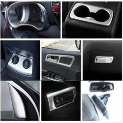 For KIA Sportage 2016 - 2020 LHD Accessories Pillar A Speaker Dashboard Air AC Panel Head Lamp Button Cover Trim Matte Interior