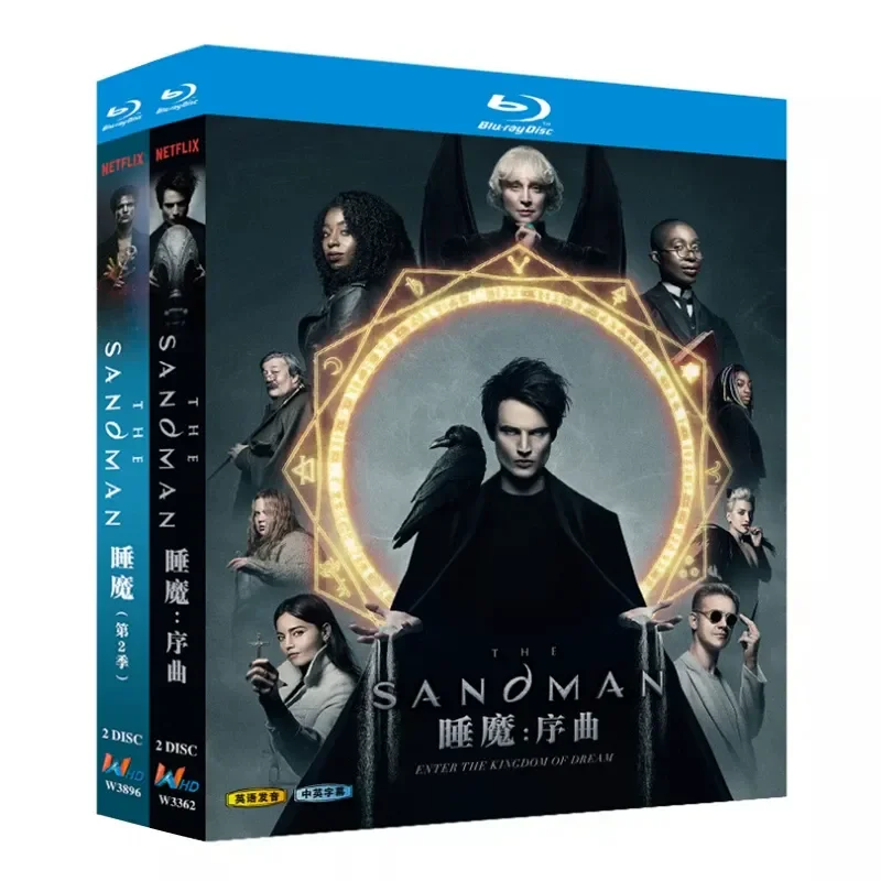 Blu-ray Ultra HD American TV Series Sandman Seasons 1-2 BD Disc CD Box Chinese English Traditional Japanese Subtitles