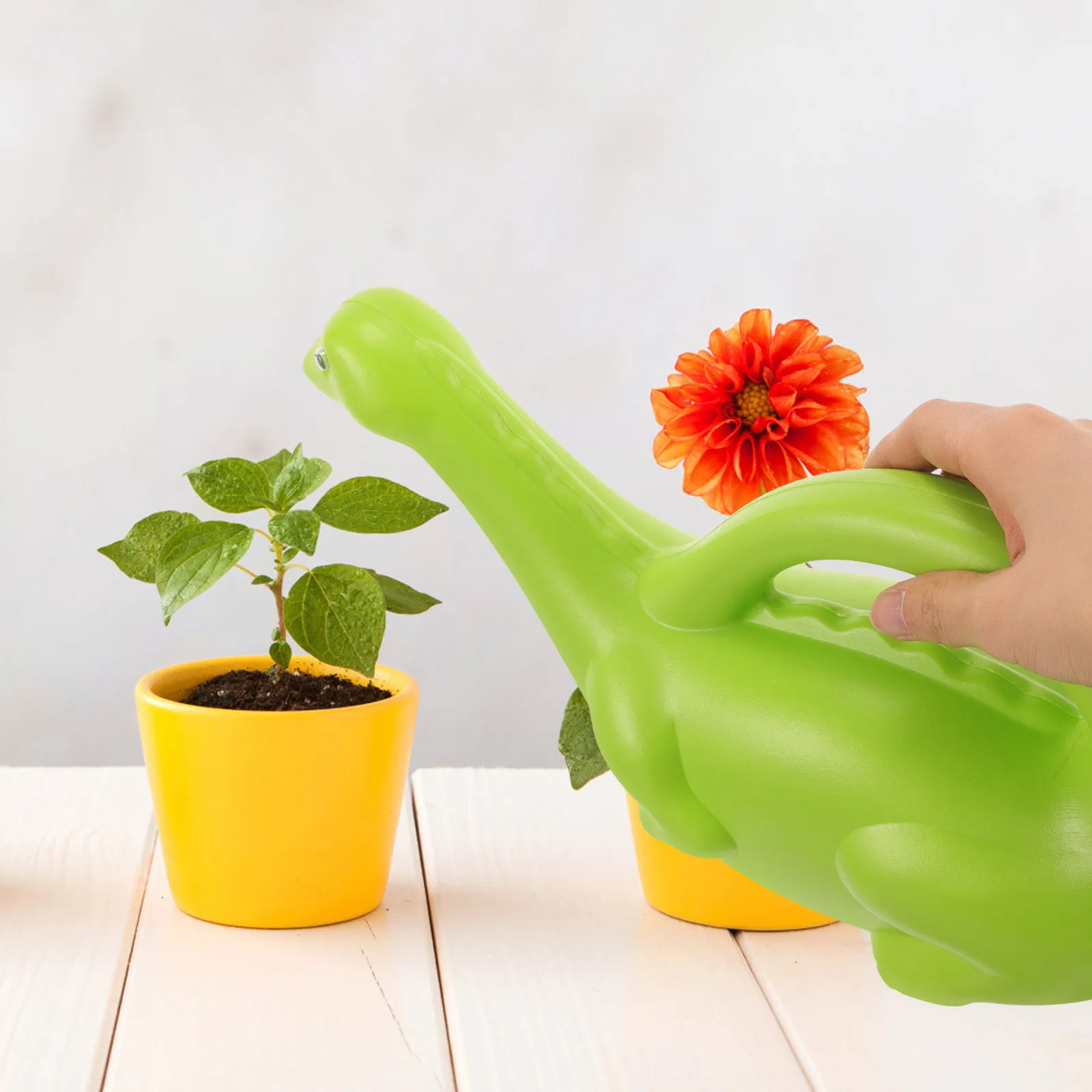 

2Pcs Animal Shaped Watering Can Cute Cartoon Design Indoor Plants Gardening Tool for Kids Adorable Practical Gift