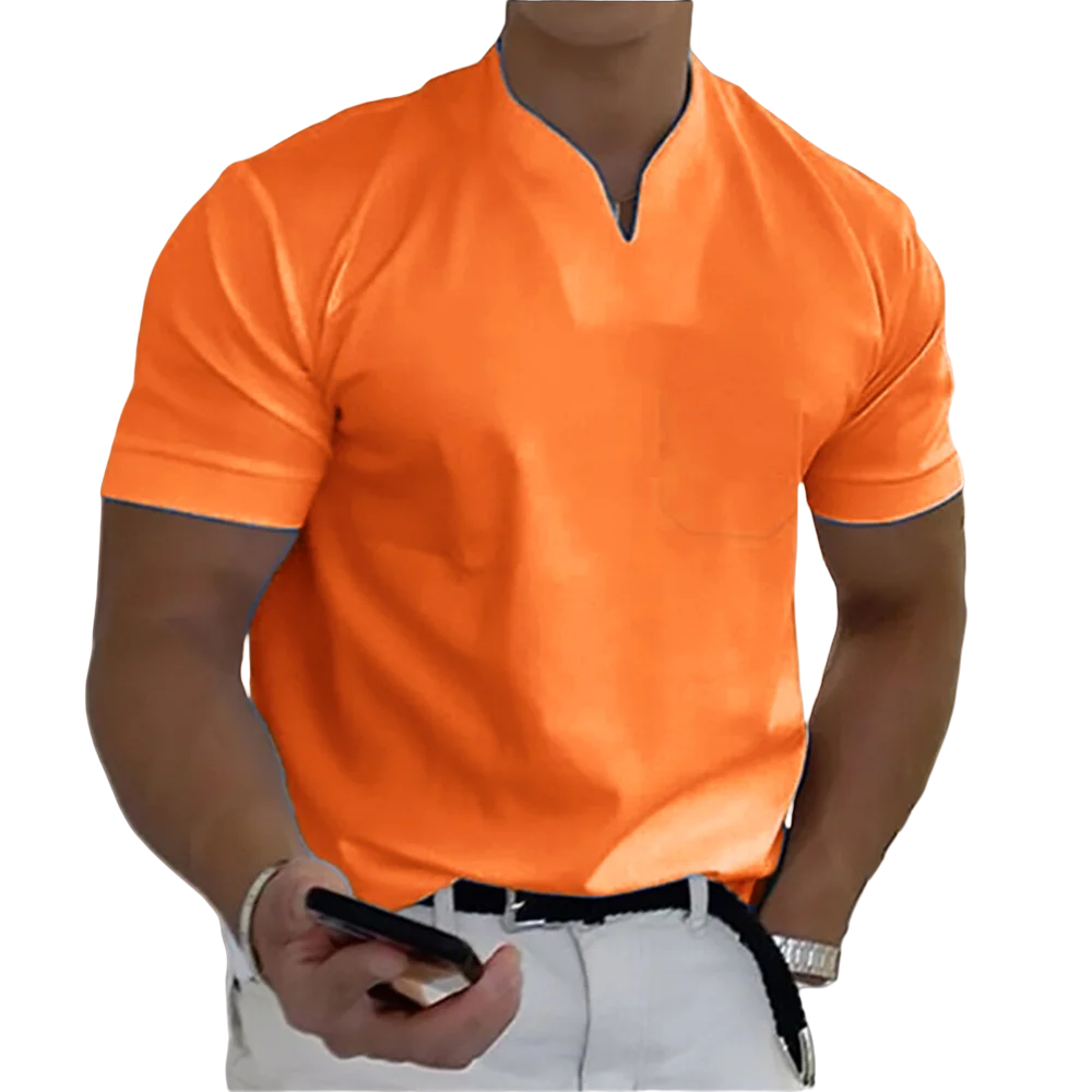 

New 2025 Fashion Men's T-shirt Solid Color Cotton Short-Sleeved Summer Casual Sportswear high-Quality Beach Top S-5XL ﻿