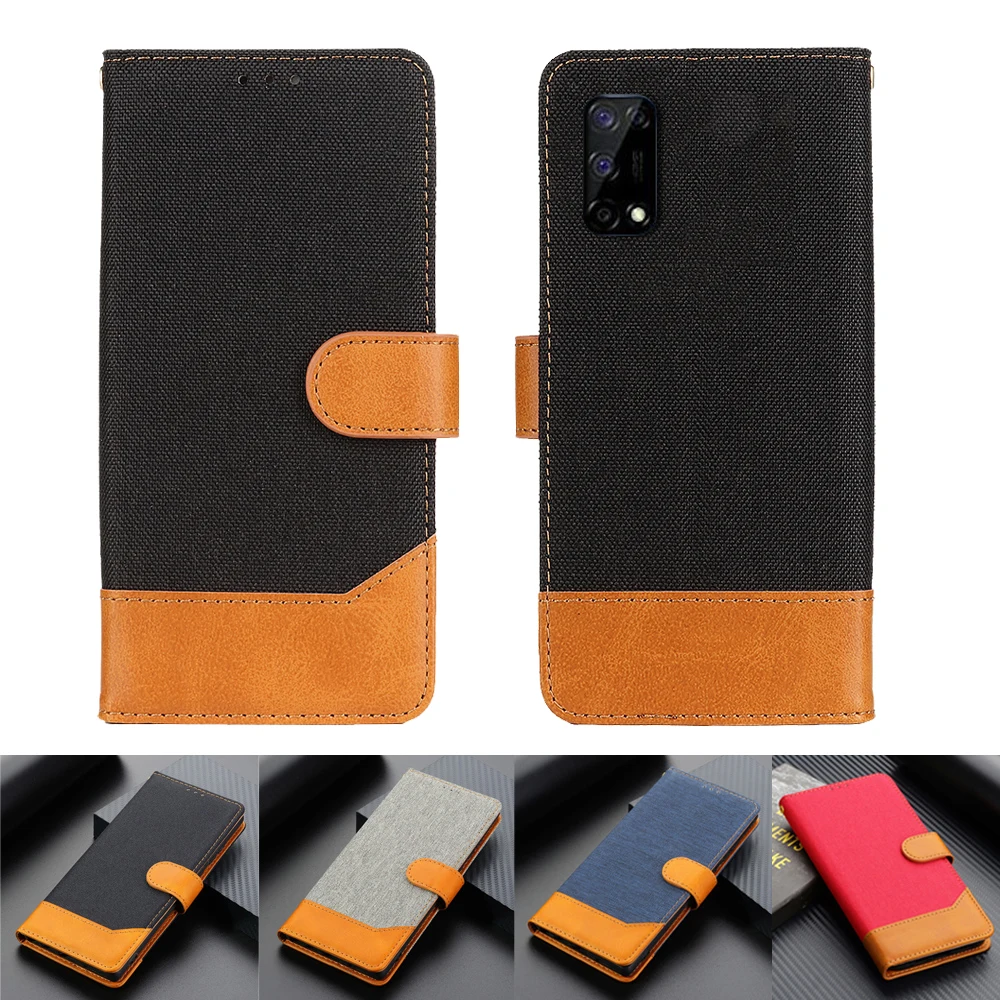 Leather Magnetic Phone Bag For Realme V5 5G Phone Case With Card Holder Coque Funda For RealmeV5 5G RMX2111 RMX2112