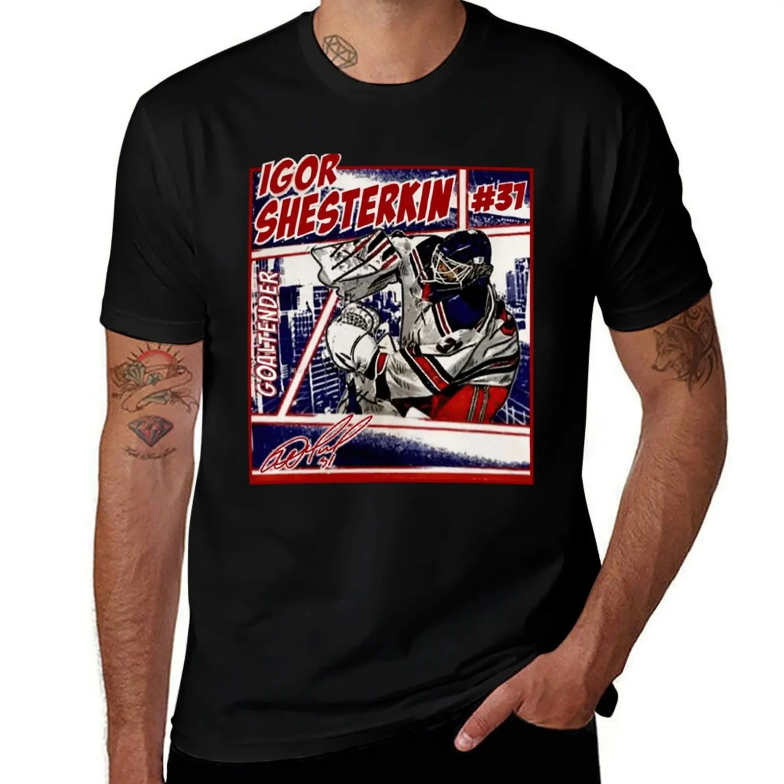 

Igor Shesterkin T-Shirt anime t shirts oversize t shirts for man pack cotton T-Shirt