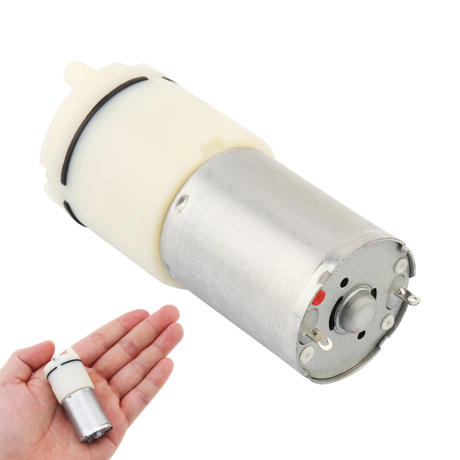 에어 다이어프램 펌프 마이크로 진공 부스터 모터, 블랙헤드 리무버, 미용 기기, 진공 포장, 유방 펌프용, R370, 3.7-12V