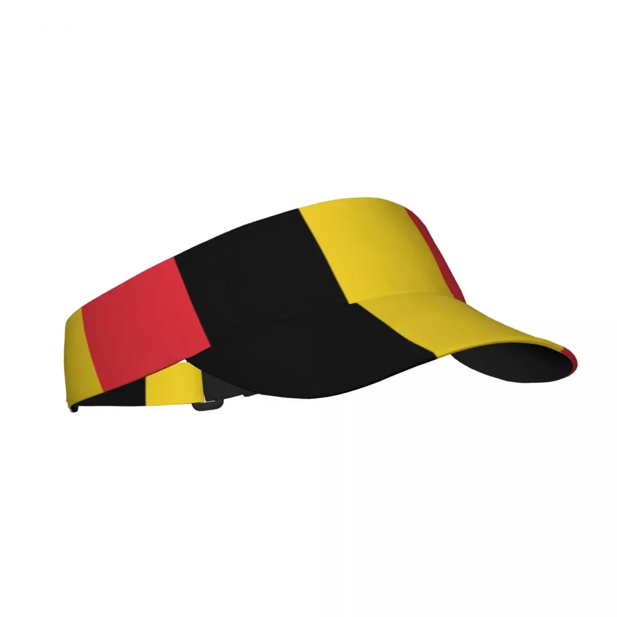 Summer Air Sun Hat Men Women Adjustable Visor UV Protection Top Empty Sports Flag Of Belgium Sunscreen Cap