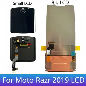 Bilashmart Original Moto Razr 2019 LCD Display Touch Screen Digitizer Assembly Replace Glass Motorola Razr 2019 XT2000 1 XT2000 2