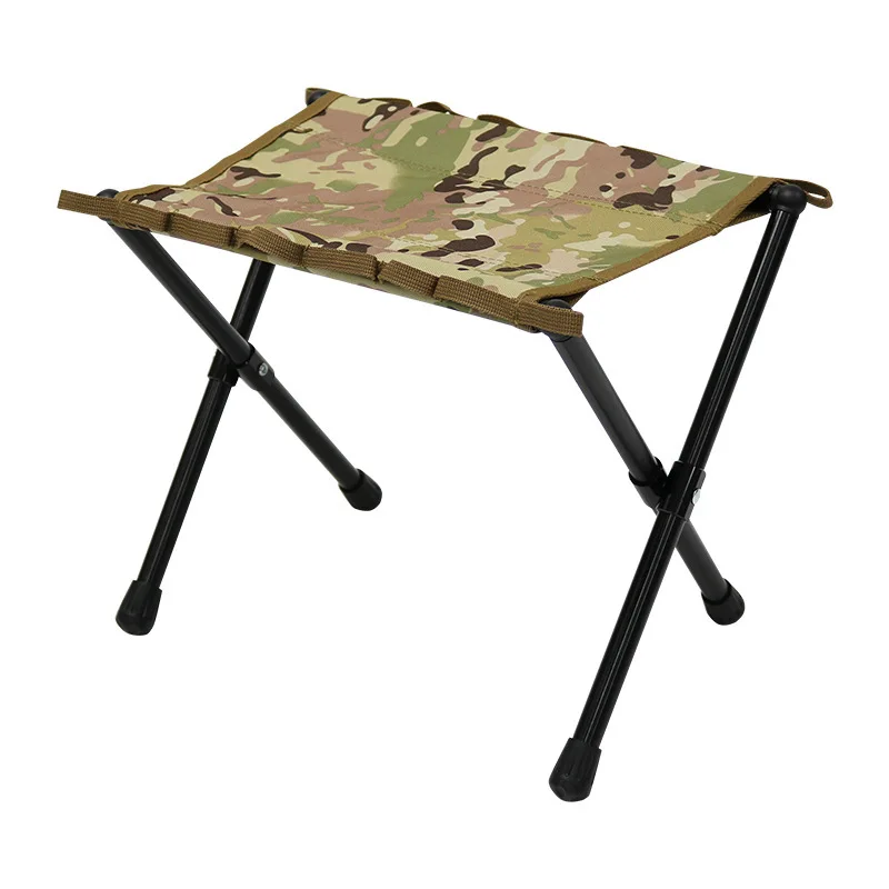 Cadeira tática portátil para pesca ao ar livre, Picnic leve auto-condução Mini cadeira, Camping Folding Stool, Novo