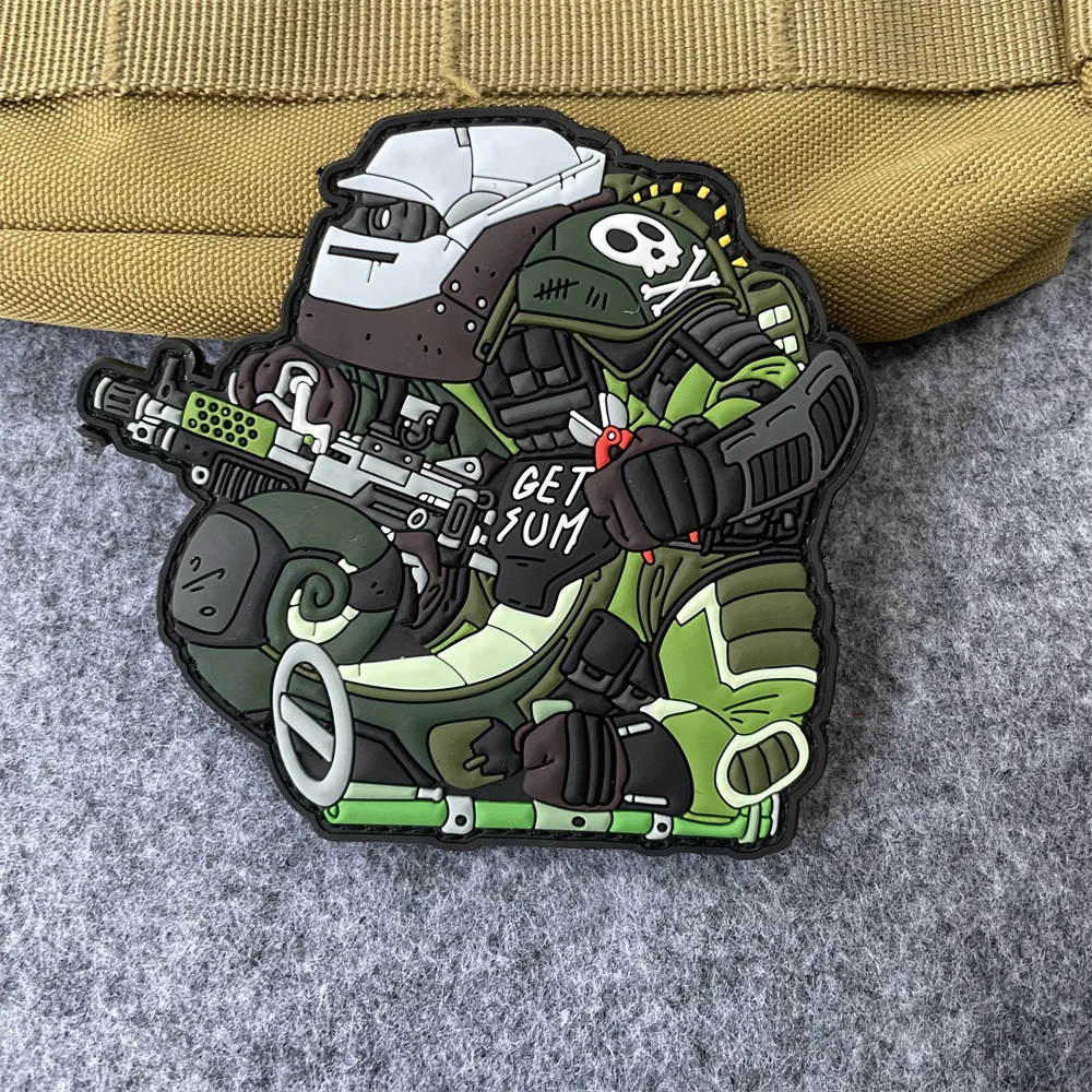 German PATCHLAB Chameleon Corps Craft Mechanic Patch PVC Bomb Disposal Specialist Badge Hook&Loop Backpack Tactical Patches